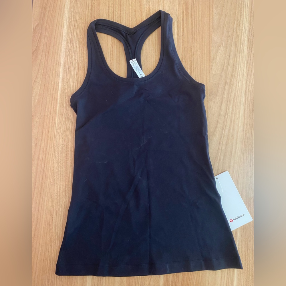 lululemon Black Racerback Tank Top